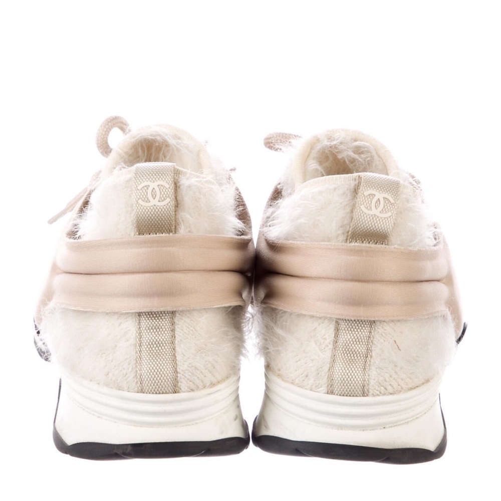 Chanel Women's LowTop Neutral Sneakers - Picture 4 of 5